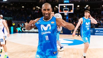 Jayson Granger, base del Movistar Estudiantes, ante el Flexicar Fuenlabrada.