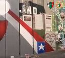 ¡En Belén!: el imponente mural en honor a los 100 años de Palestino