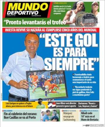 Portadas de la prensa deportiva