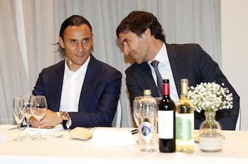 Keylor Navas y Raúl.