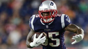 La estancia del running back en New England solo duró un año después de una lesión que poco a poco lo marginó en la rotación del equipo de Bill Belichick.