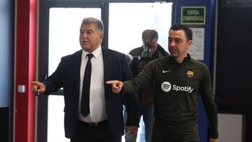 Laporta y Xavi.