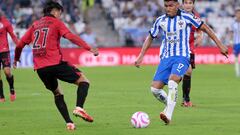  (L-R), Domingo Blanco of Tijuana and Jesus Gallardo of Monterrey during the game Monterrey vs Tijuana, corresponding to Round 04 of the Torneo Apertura 2023 of the Liga BBVA MX, at BBVA Bancomer Stadium, on October 25, 2023. 

<br><br>

(I-D), Domingo Blanco de Tijuana y Jesus Gallardo de Monterrey durante el partido Monterrey vs Tijuana, correspondiente a la Jornada 04 del Torneo Apertura 2023 de la Liga BBVA MX, en el Estadio BBVA Bancomer, el 25 de Octubre de 2023.