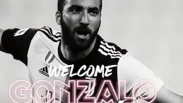 Oficial: Higua&iacute;n ficha por el Inter Miami de Beckham