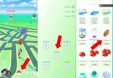 Inicialmente, los Pokochos solo se pod&iacute;an obtener en la Tienda de Pok&eacute;mon GO