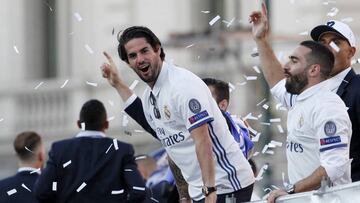 Isco, durante las celebraciones de la Duodécima.