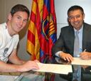 Leo Messi firma la tregua y su séptima renovación con el Barça