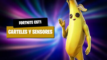 fortnite sensores carteles se busca banano