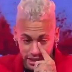 Neymar rompe a llorar en su fiesta: "Quiero un dedo nuevo"