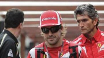 <b>AL MÁXIMO. </b>Fernando se esmeró a tope durante la calificación.