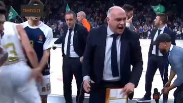 Laso, desatado en un tiempo muerto con su 'lasina' más feroz