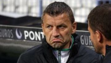 Djukic en el amistoso en Málaga