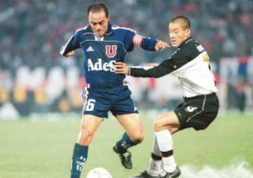 Luis Musrri (foto) y José Balbuena, ambos de la U, son los jugadores que más veces fueron expulsados en un Superclásico con tres.