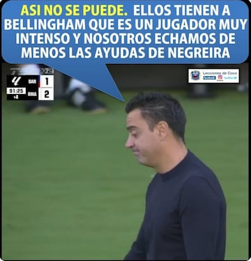 Rodrygo, Xavi y el Barça protagonistas de los memes de la jornada