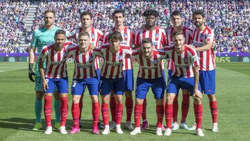 Once Atl&eacute;tico en Valladolid.