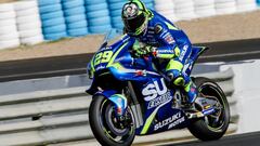 Iannone vuela en Jerez y Álex Márquez rueda con la Honda