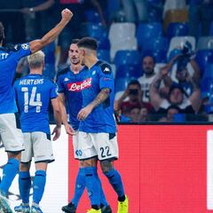 Napoli derrotó al Lecce en la Jornada 4 de la Serie A