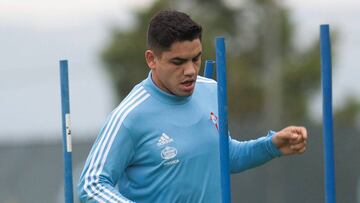 Gabriel 'Toro' Fernández en un entrenamiento.