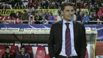 M&iacute;chel, entrenador del Sevilla.
