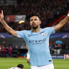 Agüero alcanzó los 50 goles en competiciones europeas