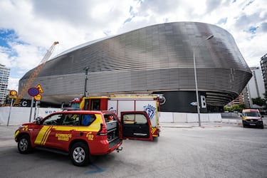 El paseo de la Castellana ha permanecido una hora y media parcialmente cerrado al tráfico de vehículos en ambos sentidos y al tránsito de personas.