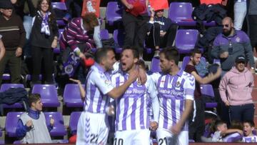 Resumen y goles del Valladolid vs. Celta de la Liga Santander