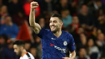 Mateo Kovacic celebra su gol ante el Valencia