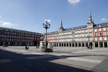 Madrid, vacío: las imágenes de cómo están sus calles