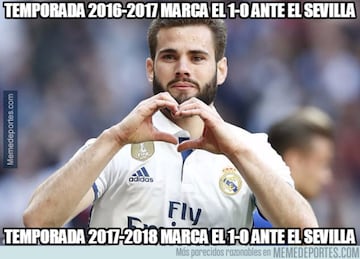 Los memes del Real Madrid-Sevilla