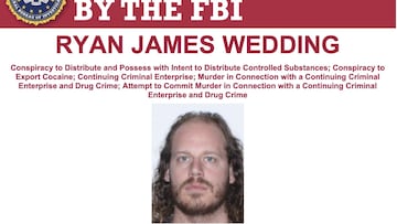 Ryan James Wedding participated in the Salt Lake City Olympics in 2002, but has since been linked to a drug trafficking organization.