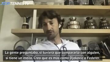 Ferrero habla de la gran joya del tenis español: "Se parece más a Federer que a Nadal"