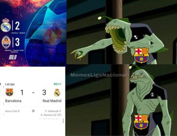 Los mejores memes del Clásico Barcelona - Real Madrid