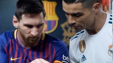El divertido video con AI de Cristiano Ronaldo tatuando a Messi