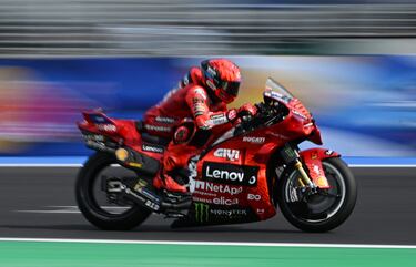 Marc Márquez durante el Gran Premio de San Marino de MotoGP.