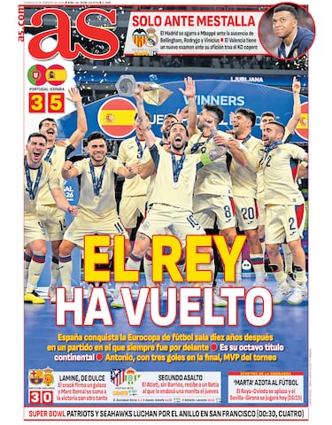 Las portadas de AS de febrero