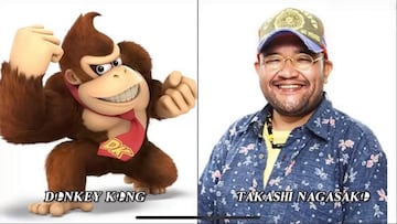 Takashii Nagasako ha sido la voz de Donkey Kong durante 20 años, pero ha sido reemplazado por un nuevo actor en la película y en el videojuego Bananza.