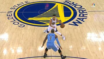 Curry y más maravillas en la NBA, ahora es con su mano izquerda