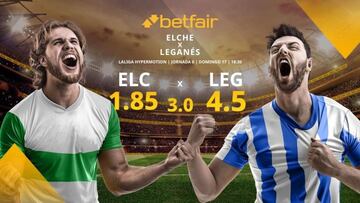 Elche CF vs. CD Leganés: horario, TV, estadísticas, clasificación y pronósticos