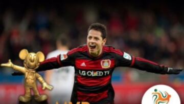 Chicharito fue elegido el jugador más valioso del torneo