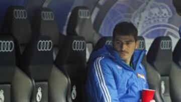 Casillas, en el banquillo.