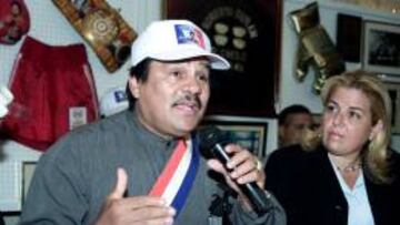 El ex boxeador paname&ntilde;o Roberto &quot;Manos de Piedra&quot; Dur&aacute;n, en una imagen de archivo