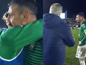 Pellegrini sorprende y su gesto da la vuelta al mundo: un rival lloraba y él hizo esto