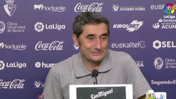 Valverde: "Nuestro primer tiempo no ha sido bueno"