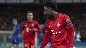 Alphonso Davies, del Bayern. 