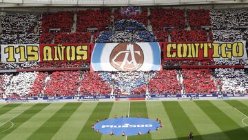 Tifo del Wanda Metropolitano.