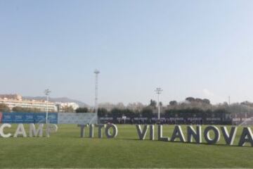 El Barcelona inaugura el 'Campo de entrenamiento Tito Vilanova'