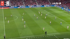 Chavarría marca el mejor gol de lo que va de LaLiga: dejó al Metropolitano a cuadros