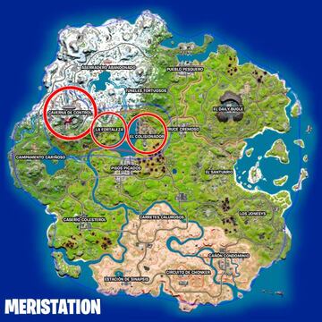 Encontraremos vehículos de la OI en estos puntos del mapa