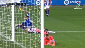 El remate perfecto de Joselu: rápido, estético, complejo y que vale tres puntos