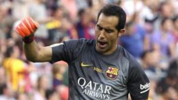 Claudio Bravo mantiene invicta su porter&iacute;a tras cinco partidos disputados.